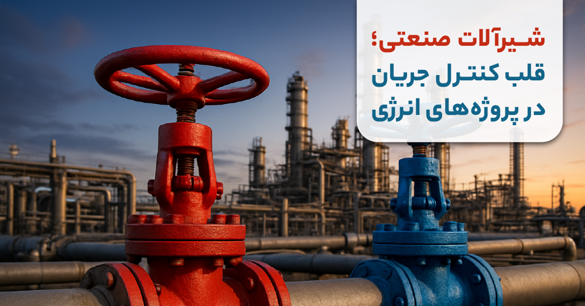 هیچ‌کس درباره این ریسک حرف نمی‌زند؛ نقش شیرآلات صنعتی در توقف پروژه‌های انرژی