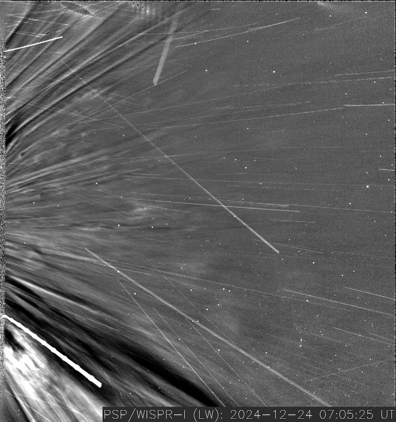 لحظه‌ خیره‌کننده چرخش باد خورشیدی توسط کاوشگر پارکر ثبت شد