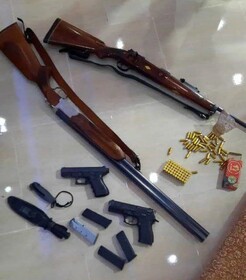 کشف انواع سلاح غیرمجاز در شهرهای خاش، نیمروز و زابل