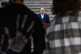 غلامرضا نوری قزلجه، وزیر جهاد کشاورزی در حاشیه جلسه هیات دولت - ۲۶ آذر