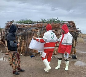 امدادرسانی هلال احمر استان کرمان به بیش از ١۴٠٠ نفر در حوادث جوی