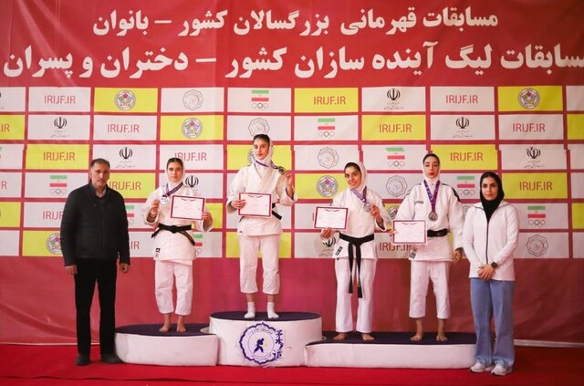 اولین مدال جودوی دختران خوزستان در انتخابی تیم‌ملی