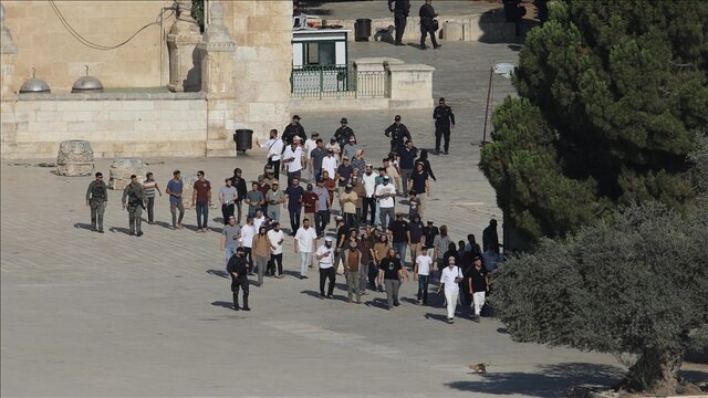 یورش ۲۵۱ صهیونیست به مسجد الاقصی