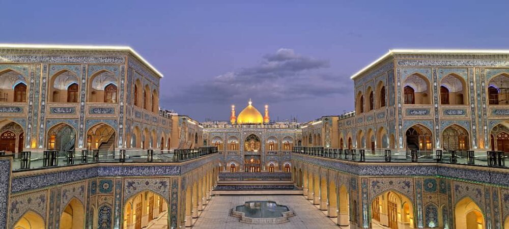 صحن حضرت زهرا(س) در نجف رسماً افتتاح شد + عکس