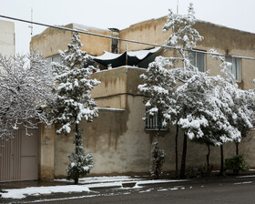 بارش برف پاییزی - مشهد