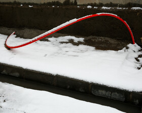 بارش برف پاییزی - مشهد