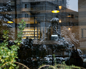 بارش برف پاییزی - مشهد