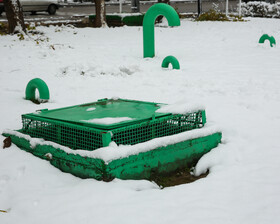 بارش برف پاییزی - مشهد