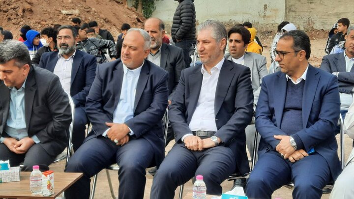 شتاب نهضت مدرسه‌سازی در پاکدشت/ انجام خشت‌گذاری ششمین مدرسه سال ۱۴۰۴