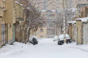 بارش برف پاییزی در شهرکرد