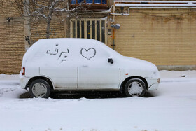 بارش برف پاییزی در شهرکرد