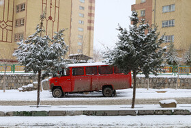 بارش برف پاییزی در شهرکرد