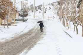 بارش برف پاییزی در شهرکرد