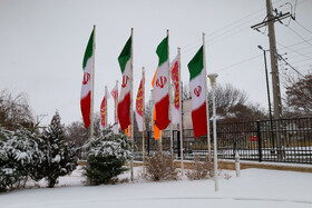 بارش برف پاییزی در شهرکرد