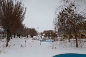 بارش برف پاییزی در شهرکرد