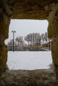 بارش برف پاییزی در شهرکرد