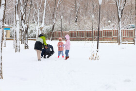 بارش برف پاییزی در شهرکرد