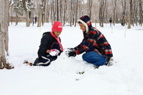 بارش برف پاییزی در شهرکرد