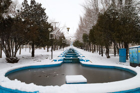 بارش برف پاییزی در شهرکرد