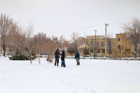 بارش برف پاییزی در شهرکرد