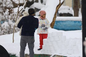 همدان میزبان جشن ساخت آدم‌برفی