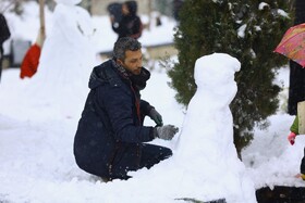 همدان میزبان جشن ساخت آدم‌برفی