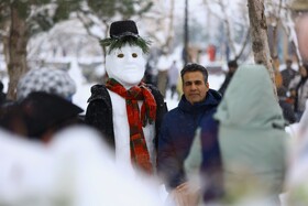 همدان میزبان جشن ساخت آدم‌برفی