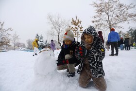 همدان میزبان جشن ساخت آدم‌برفی