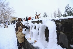همدان میزبان جشن ساخت آدم‌برفی