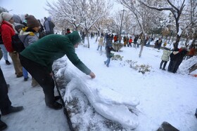 همدان میزبان جشن ساخت آدم‌برفی