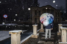 بارش شدید برف در مشهد