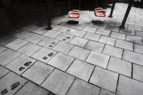 بارش شدید برف در مشهد