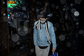 بارش شدید برف در مشهد