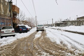 بارش نخستین برف پاییزی در یاسوج