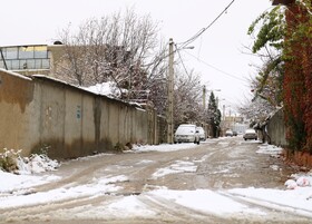 بارش نخستین برف پاییزی در یاسوج