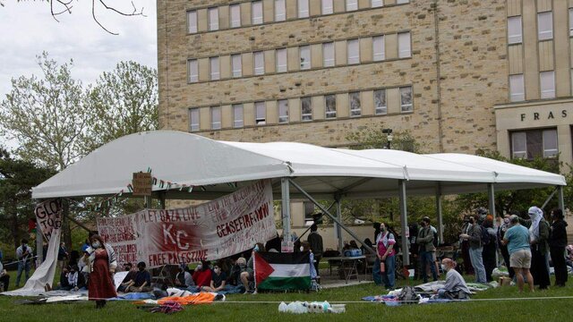 شکایت علیه دانشگاه کانزاس؛ آزادی بیان یا سرکوب اعتراضات دانشجویی؟