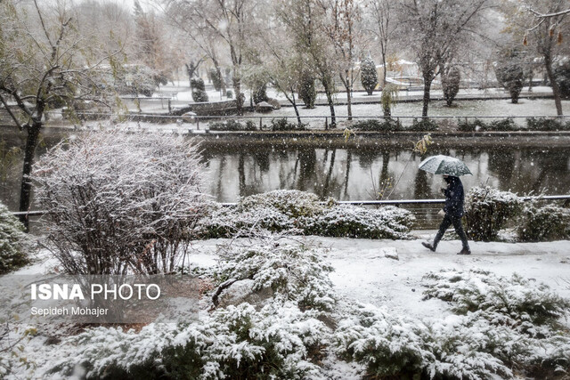 ادامه بارش برف در مشهد تا روز یکشنبه