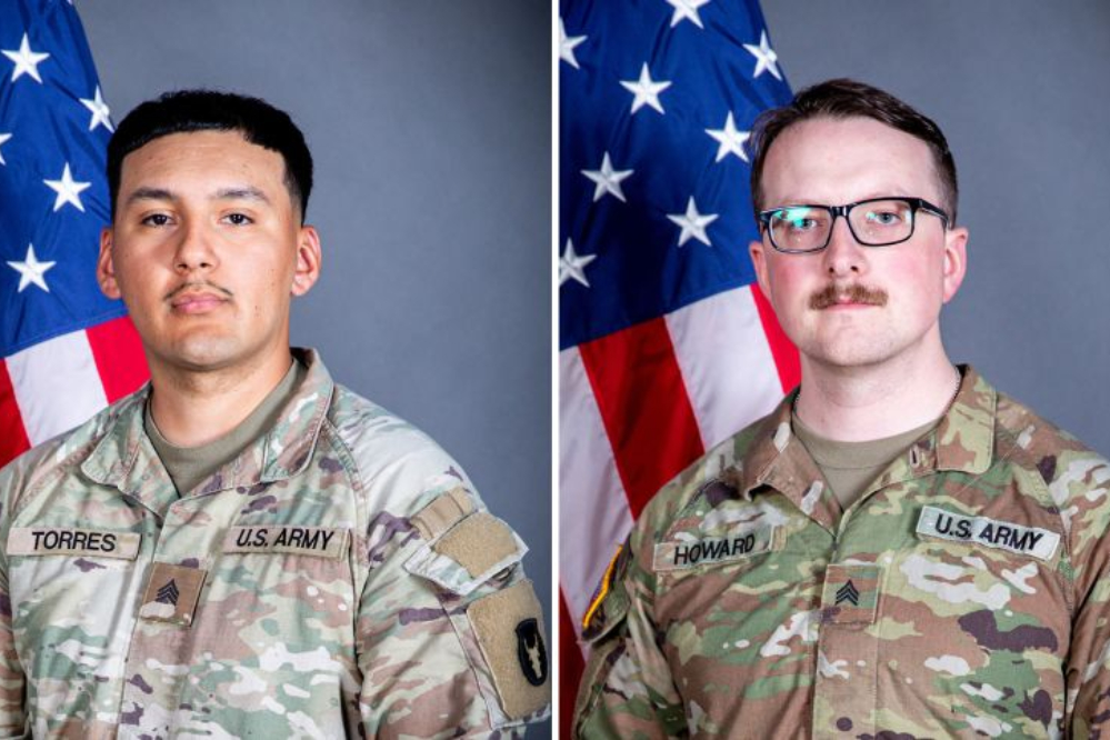 دو نظامی آمریکایی که در سوریه کشته شدند دو نظامی آمریکایی که در سوریه کشته شدند