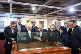 بازدید محمدرضا عارف، معاون اول رییس جمهور از سازمان اسناد و کتابخانه ملی