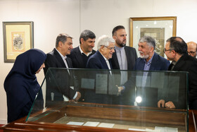 بازدید محمدرضا عارف، معاون اول رییس جمهور از سازمان اسناد و کتابخانه ملی