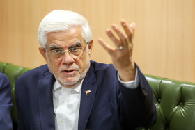 محمدرضا عارف، معاون اول رییس جمهور در جلسه هیات امنای سازمان اسناد و کتابخانه ملی