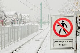 بارش شدید برف - مشهد