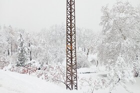 بارش شدید برف - مشهد