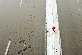 بارش شدید برف - مشهد