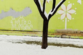 بارش شدید برف - مشهد