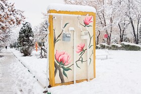 بارش شدید برف - مشهد