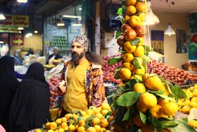 بازار تره‌بار همدان در تکاپوی یلدا