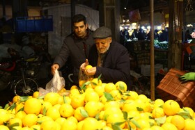 بازار تره‌بار همدان در تکاپوی یلدا