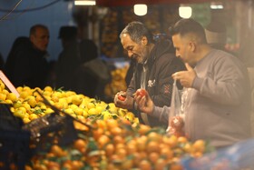 بازار تره‌بار همدان در تکاپوی یلدا