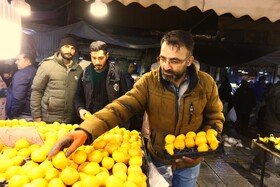 بازار تره‌بار همدان در تکاپوی یلدا